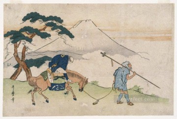 Kitagawa Utamaro Painting - travels looking at mt fuji Kitagawa Utamaro Ukiyo e Bijin ga